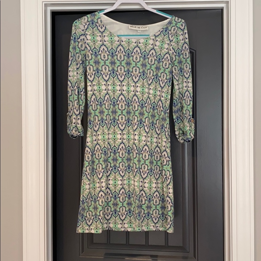 3/4 Sleeve Cotton Dress